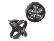Omix Ada 15210.40 Small X Clamp Round LED Light Kit Textured Black