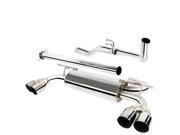 Spec D Tuning MFCAT2 GEN092 Stainless Steel Catback Exhaust System for 09 to 14 Hyundai Genesis 28 x 13.25 x 48 in.