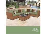 TKC Laguna 7 Piece Outdoor Wicker Patio Furniture Set