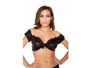 Roma Costume T3320 Blk O S Shimmer Tie Top Black One Size