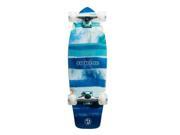 Bravo Sports 163411 30.5 in. Blue Fish Super Fat Cruiser Complete Skateboard
