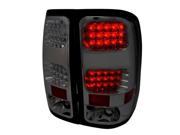 Spec D Tuning LT SIE07GLED TM LED Tail Lights for 07 to 12 GMC Sierra Smoke 10 x 22 x 27 in.