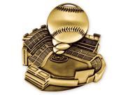 Simba SAM701G 2.5 in. Stadium Medallion Baseball Gold Pack of 25