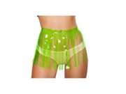 Roma Costume 3257 Lime S Fringed Skirt Lime Small