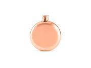 Wedding Star 7073 56 Polished Rose Gold Hip Flask