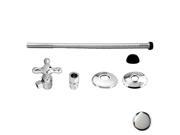 Westbrass D1712T 26 Universal Toilet Kit with Cross Handle Polished Chrome