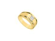 Fine Jewelry Vault UBM431Y14D Mens Diamond Ring 14K Yellow Gold 0.50 CT Diamonds