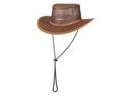 Dorfman Pacific STC205 BVR4 Stetson Stetson Mesh Covered Hat Beaver Extra Large
