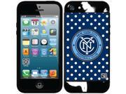Coveroo New York City FC Polka Dots Design on iPhone 5S and 5 New Guardian Case