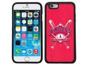 Coveroo 875 6884 BK FBC LA Angels of Anaheim Bats Design on iPhone 6 6s Guardian Case