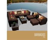 TKC Barbados 12 Piece Outdoor Wicker Patio Furniture Set