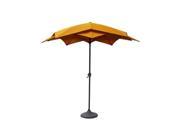 NorthLight 8.2 ft. Outdoor Patio Lotus Umbrella with Hand Crank Yellow