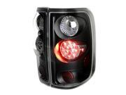 Spec D Tuning LT F15004JMLED TM LED Tail Lights for 04 to 08 Ford F250 Black