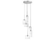 Radionic Hi Tech PEN IC 106P PC RHT Industrial Chic 6 Light Round Pendant With Polished Chrome Finish