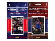 CandICollectables 2014PACERSTS NBA Indiana Pacers Licensed 2014 15 Hoops Team Set Plus 2014 15 Hoops All Star Set