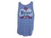 Tees Shiner Specialty Beer Mens Tank Top Blue Small