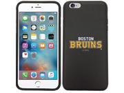 Coveroo 876 5665 BK HC Boston Bruins Word Logo 2 Design on iPhone 6 Plus 6s Plus Guardian Case
