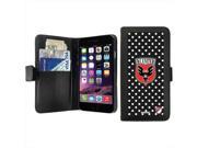 Coveroo D.C. United Polka Dots Design on iPhone 6 Wallet Case