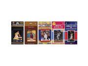CandICollectables CLIPPERS514TS NBA Los Angeles Clippers 5 Different Licensed Trading Card Team Sets