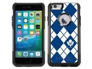 Coveroo 876 11434 BK FBC Toronto Maple Leafs Argyle Design on iPhone 6 Plus 6s Plus Guardian Case