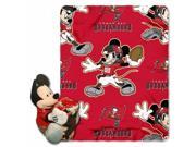 Northwest NOR 1COB038005006RET Tampa Bay Buccaneers NFL Mickey Mouse with Throw Combo