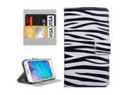 Zebra S SCS 5683E Zebra Patterns Horizontal Flip Leather Case with Magnetic Snap Card Slots
