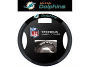 Fremont Die 98537 Miami Dolphins Poly Suede Steering Wheel Cover