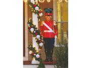 NorthLight Giant Commercial Grade Fiberglass Toy Soldier Christmas Decoration Display 6 ft.
