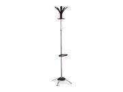 Alba Inc ABAPMCLEO Coat Stand 10 Coat Pegs 4 Umbrella Holder 68 in. H Chrome