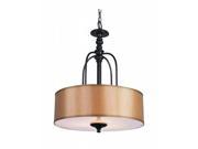 Trans Globe Lighting 9624 Modern Meets Traditional 3 Light Rubbed Oil Bronze Pendant