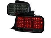 Spec D Tuning LT MST05GLED SQ TM 05 09 Ford Mustang Sequential LED Tail Light for 05 to 09 Ford Mustang Smoke 21 x 22 x 26 in.