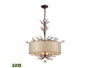 ELK Group International 16292 4 LED Asbury 4 Light LED Chandelier Spanish Bronze 27 x 26 x 26 in.