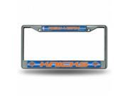 Rico Industries RIC FCGL81001 New York Knicks NBA Bling Glitter Chrome License Plate Frame