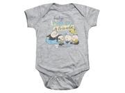 Trevco Popeye Baby Popeye Friends Infant Snapsuit Heather XL 24 Months