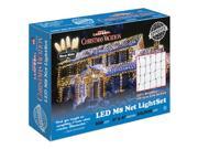 Holiday Bright Lights LEDM8NT 100WW CG 100 Light Warm White LED Net Light