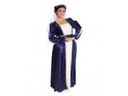 Alexanders Costumes 24 041 BL Womens Queen Ann Costume Blue Large