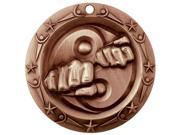 Simba WCM819B 3 in. World Class Martial Arts Medallion Antique Bronze