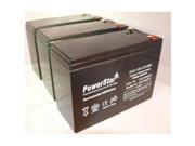 PowerStar PS12 10 3Pack02 3 Pack 12V 10Ah Battery Replaces Yueyang Enduring Cb10 12