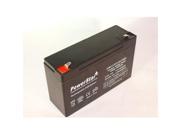 PowerStar AGM612 07 Battery 6V 12Ah F2 Replacement Battery For Modified Powerwheels