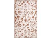 DynamicRugs AV4688803102 88803 Avalon Collection 3.3 x 5.3 in. Traditional Rectangle Rug Ivory Rust