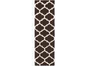 Artistic Weavers AWAH2029 238 Pollack Stella Runner Hand Tufted Area Rug Brown White 2 ft. 3 in. x 8 ft.