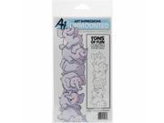 Art Impressions 4737 Stackers Cling Rubber Stamp Set 7 x 4 in. Elephant