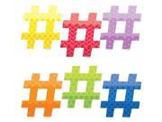 Creative Teaching Press CTP6501 Hashtags 6 in. Painted Cut Outs