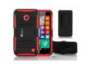 GearIt GI NK 635 HYB DL RD Nokia Lumia 635 Hybrid Armor Case Red