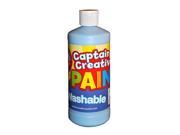 Certified Color Corporation CCR901116 Captain Creative Light Blue 16Oz Washable Paint