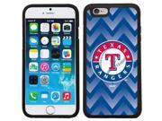Coveroo 875 8451 BK FBC Texas Rangers Gradient Chevron Design on iPhone 6 6s Guardian Case