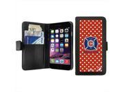 Coveroo Chicago Fire Polka Dots Design on iPhone 6 Wallet Case