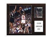 CandICollectables 1215DREXLER NBA 12 x 15 in. Clyde Drexler Houston Rockets Player Plaque