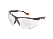 Uvex By Honeywell 763 S3300XS Xc Spatulite Safety Glasses Black Frame Clear Lens