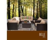 TKC Belle 7 Piece Outdoor Wicker Patio Furniture Set